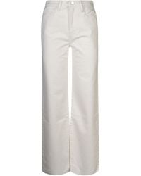 FRAME - Le Jane Wide Trousers - Lyst