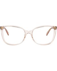 Gucci - Nude-Nude-Transparent Acetate Glasses - Lyst