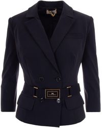 Elisabetta Franchi - Vela Polyamide Jacket - Lyst