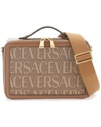 Versace - Allover Messenger Bag - Lyst