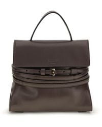 Moschino - Handbag Tie Me Goatskin (Hircus Goatskin) Shoulder Bags - Lyst