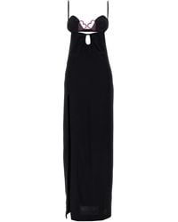 Nensi Dojaka - 'Heart Bra' Long Dress - Lyst