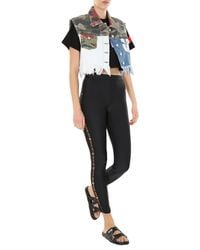 Gcds - Denim Vest Cotton Jacket - Lyst