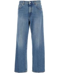 Haikure - Jeans With Five Pocket Design And Logo Patch On The Back - Lyst