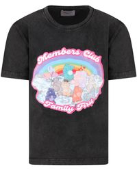 FAMILY FIRST  Milano T-shirt For Girl With Bears - Gray