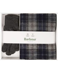 Barbour - Scarf And Gloves Gift Set - Lyst