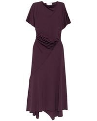 Victoria Beckham - Midi Coat Blousey - Lyst
