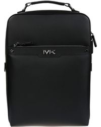 Michael Kors - Logo Plaque Zipped Backpack - Lyst