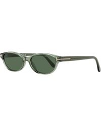 Tom Ford - Chloe-02 Oval Sunglasses Tf1310 93N 52Mm Ft1310 Plastic (Acetate) - Lyst