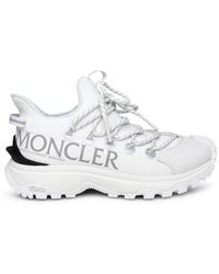 Moncler - White Polyamide Trail Grip Sneakers - Lyst