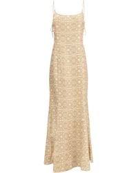 Kristina Ti - Sleeveless Long Dress Viscose; Silk - Lyst