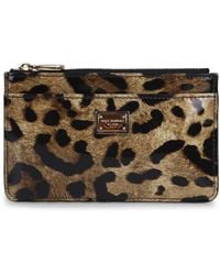 Dolce & Gabbana - All-over Leopard-print Wallet - Lyst