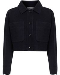 Max Mara - Double Jersey Mxmpoggio Cropped Jacket - Lyst