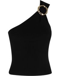 Jonathan Simkhai - One-Shoulder Ribbed Top - Lyst