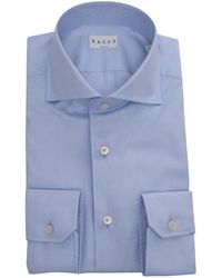 Xacus - Light Blu Shirt With Pockets - Lyst