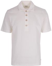 Eleventy - Half Sleeve Polo - Lyst