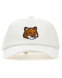 Maison Kitsuné - Cotton Baseball Cap - Lyst