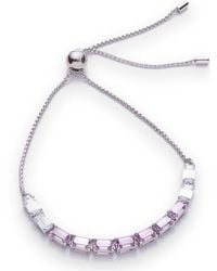 Swarovski - Matrix Baguette Cut Bracelet - Lyst