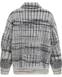 Missoni - Oversized Check Wool-Blend Bomber Jacket - Lyst