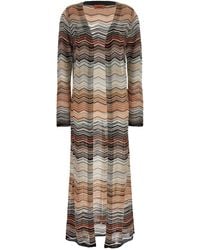 Missoni - Chevron Lamé Cardigan - Lyst