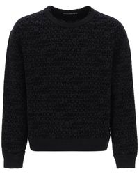 Dolce & Gabbana - Flocked Logo Sweatshirt - Lyst
