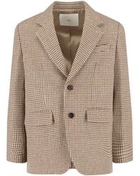 DUNST - Single-Breasted Wool Blend Blazer - Lyst