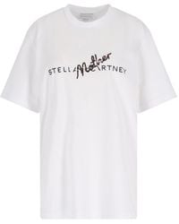 Stella McCartney - Logo Sequin T-Shirt - Lyst
