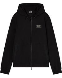 EA7 - Hooded Sweatshirt - Lyst