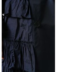 Valentino - Ruffled Trench Coat - Lyst