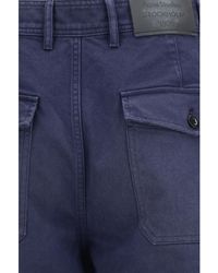 Acne Studios - Pants Cotton Twill Trousers - Lyst
