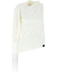 Courreges - Asymmetric T-Shirt - Lyst
