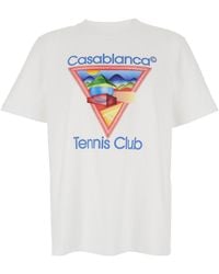 CASABLANCA - Relaxed-Fit Graphic Print T-Shirt - Lyst