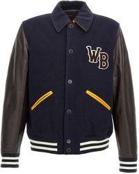 Wales Bonner - 'Prince Varsity' Bomber Jacket - Lyst