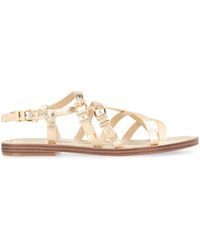 Michael Kors - Darrington Leather Sandals - Lyst