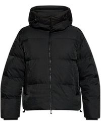 Emporio Armani - Down Jacket With Monogram - Lyst