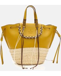 CUBA LAB Leather Bolero Totes in Black | Lyst