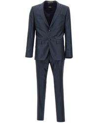 BOSS - Fresh Wool And Silk Two-Piece Suit - Lyst