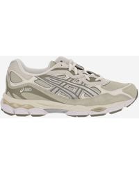 Asics - Sneakers Gel-Nyc Leather And Textile Trainers - Lyst