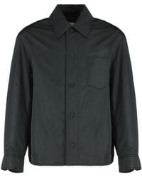 Ami Paris - Padded Nylon Overshirt - Lyst