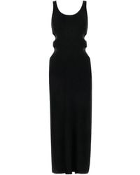 Chloé - Linen Blend Silk Long Dress - Lyst