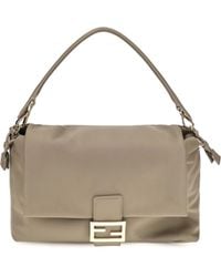 Fendi - Baguette Soft Nappa Leather Shoulder Bag Calf Bos Taurus - Lyst