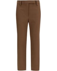 Brunello Cucinelli - Straight-Leg Cotton Pants - Lyst