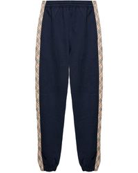 Burberry - Cotton Sweatpants - Lyst
