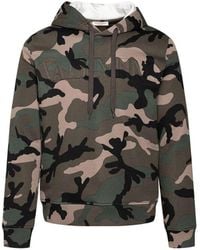 Valentino - Camouflage Pattern Hoodie Sweatshirt - Lyst