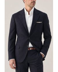 Brunello Cucinelli - Anthracite Wool Silk Blazer Clothing - Lyst
