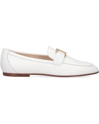 Tod's - Tods Flat Shoes Outer Material: Calf Leather - Lyst