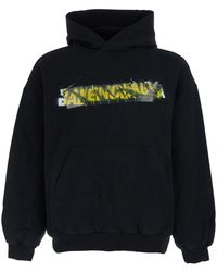 Balenciaga - Hoodie Medium Fit Cotton Sweatshirts - Lyst