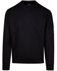 C.P. Company - Crewneck Long-sleeved Sweatshirt - Lyst