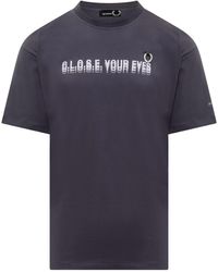 Fred Perry - Fred Perry Raf Simons T-shirt With Print - Lyst