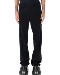 Balenciaga - Straight Fit Stretch Twill Tailored Pants - Lyst